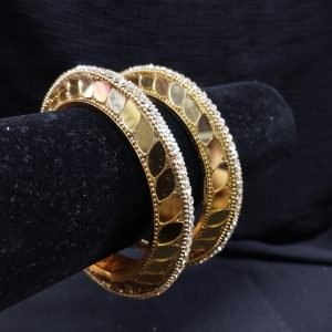 Gold Mirror Bangles