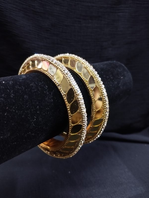 Gold Mirror Bangles