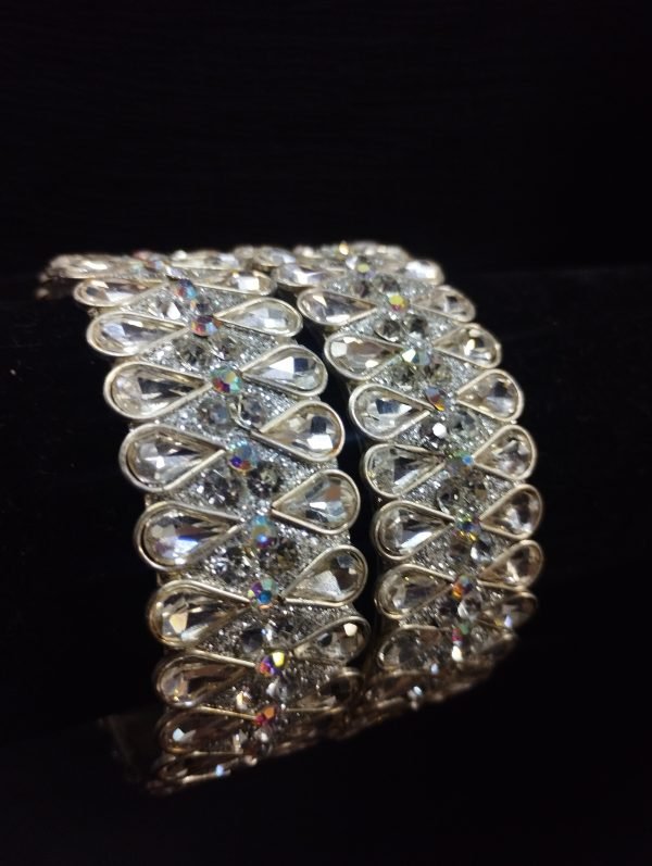 Silver Statement Bangles