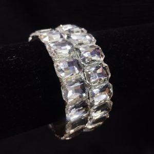 Silver Gem Bangles