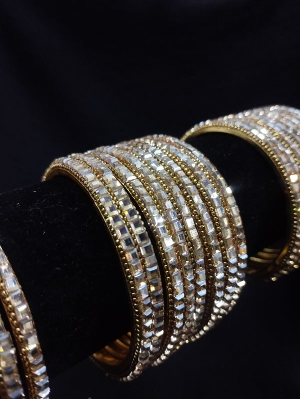 Gold Gem Bangles - Image 2