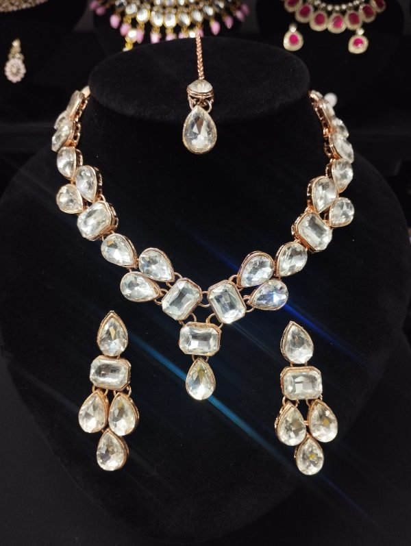 Rose Gold Necklace Set