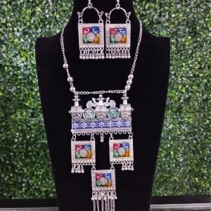 Oxidized Necklace Set