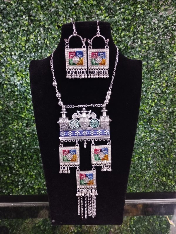 Oxidized Necklace Set