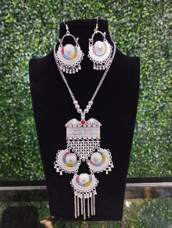 Oxidized Necklace Set