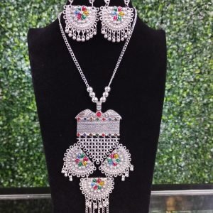 Oxidized Necklace Set