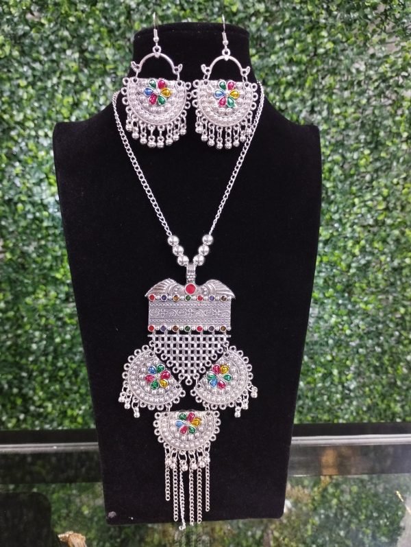 Oxidized Necklace Set