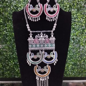 Oxidized Necklace Set