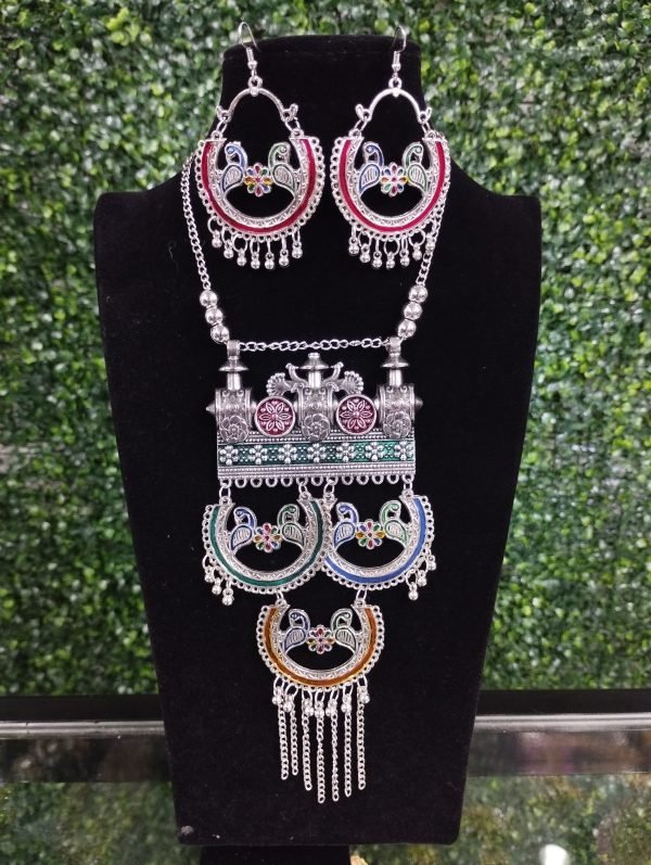 Oxidized Necklace Set