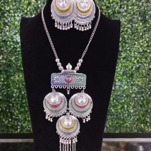 Oxidized Necklace Set