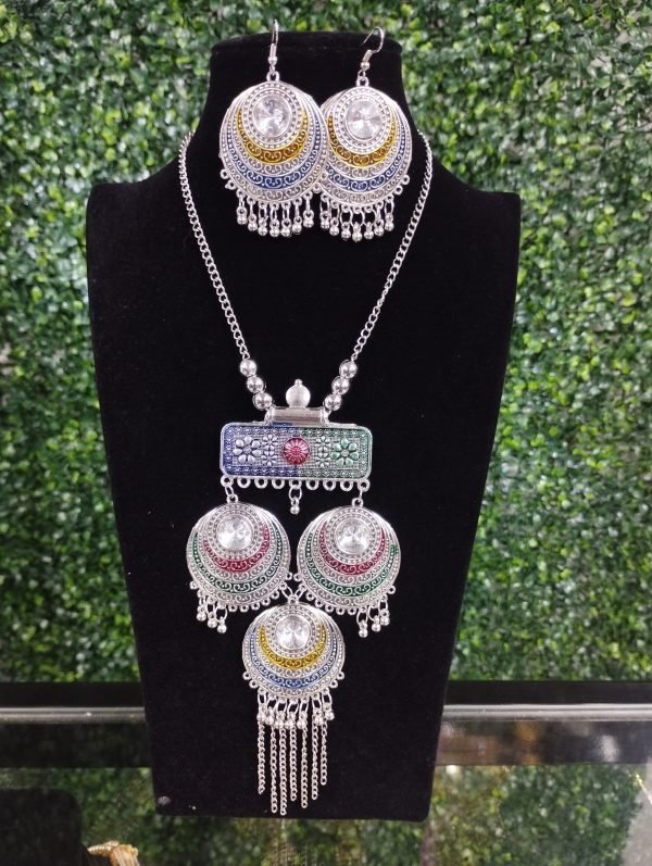 Oxidized Necklace Set
