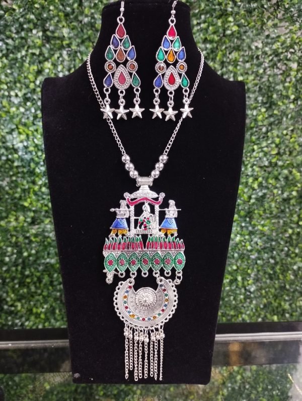 Oxidized Necklace Set