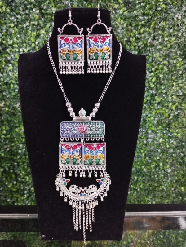 Oxidized Necklace Set