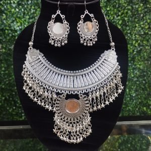 Oxidized Necklace Set