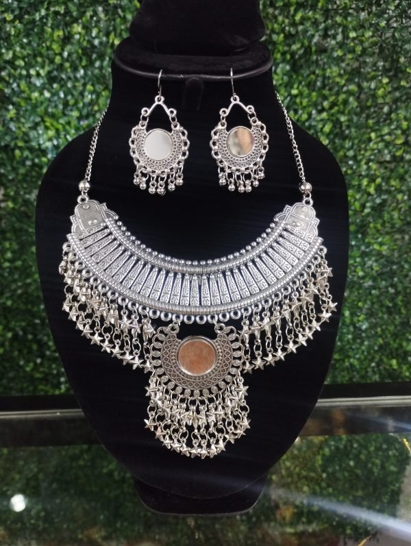 Oxidized Necklace Set