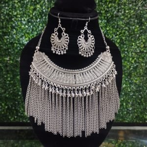 Oxidized Necklace Set