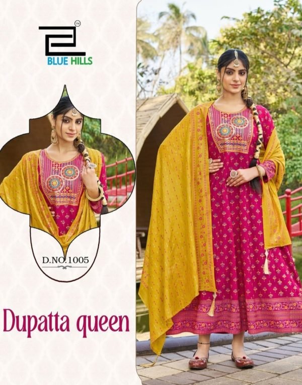 Kurti Dress With Shawl