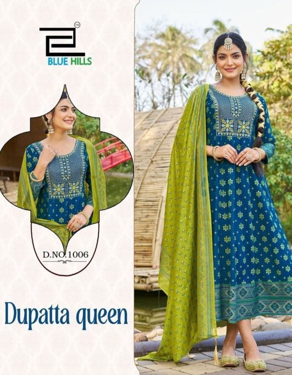 Kurti Dress With Shawl