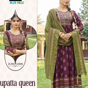 Kurti Dress With Shawl