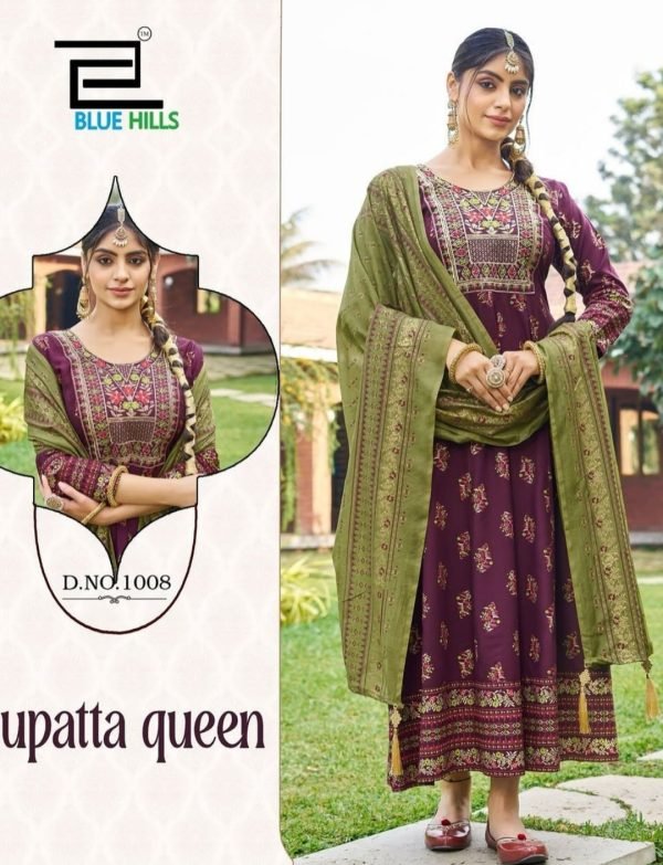 Kurti Dress With Shawl