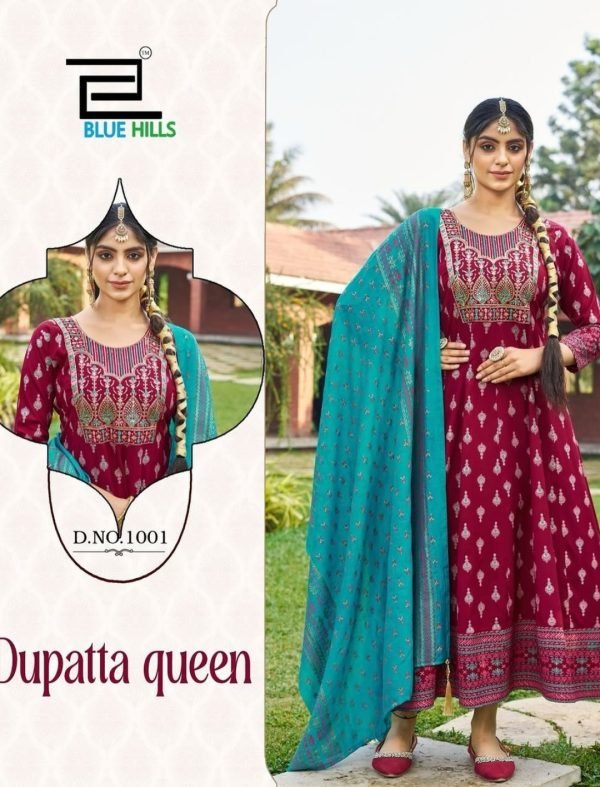 Kurti Dress With Shawl