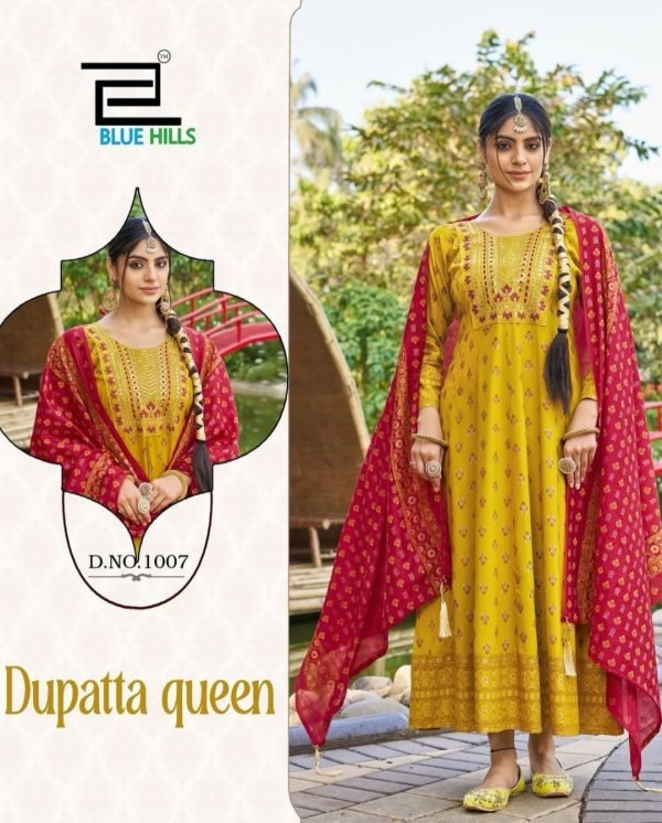 Kurti Dress With Shawl