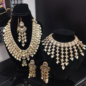 Semi Bridal Necklace Set
