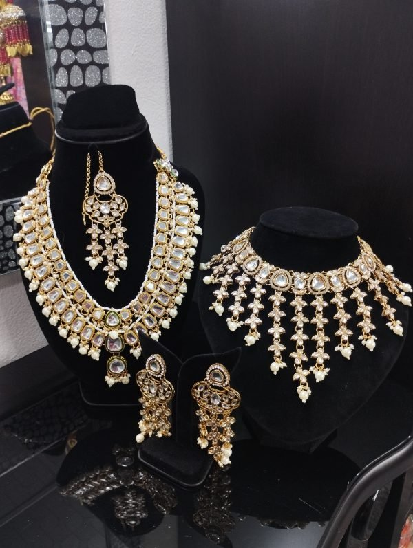 Semi Bridal Necklace Set