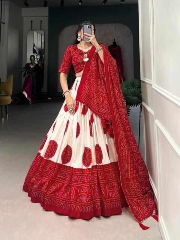 Semi Stitch Lehenga