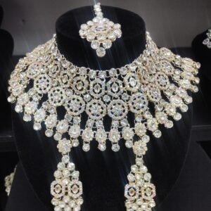 White Gold Necklace Set