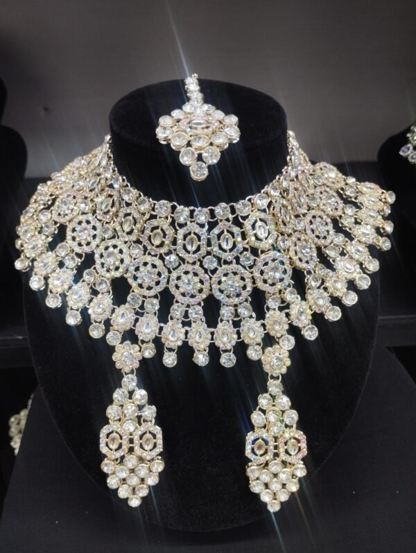 White Gold Necklace Set