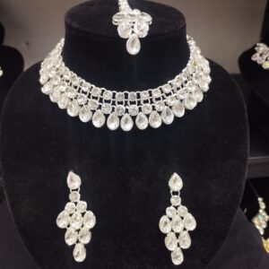 Silver Necklace Set