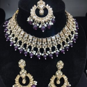 Purple Necklace Set