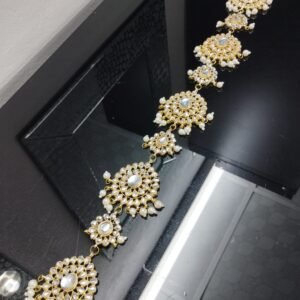 Kundan-Hair Braid Accessory