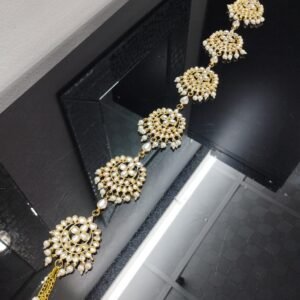 Kundan-Hair Braid Accessory