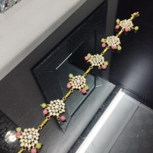 Kundan-Hair Braid Accessory