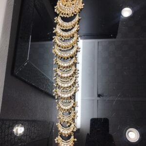 Kundan-Hair Braid Accessory