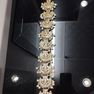 Kundan-Hair Braid Accessory