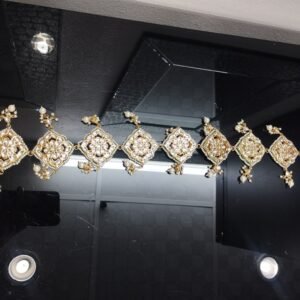Kundan-Hair Braid Accessory