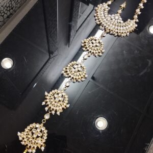 Kundan-Hair Braid Accessory