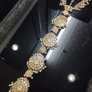Kundan-Hair Braid Accessory