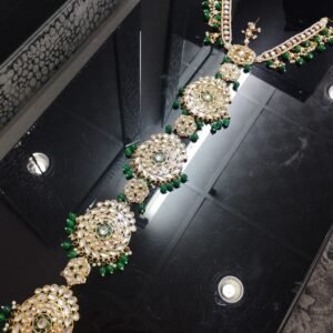 Kundan-Hair Braid Accessory