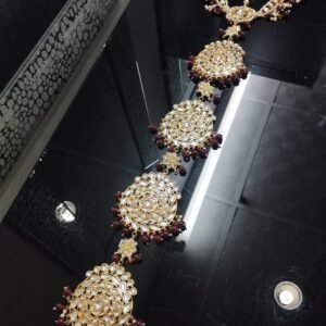 Kundan-Hair Braid Accessory