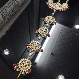 Kundan-Hair Braid Accessory