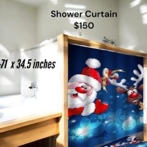 Christmas shower Curtain