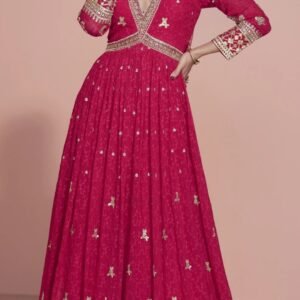 Pink Anarkali