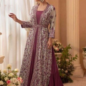 Purple Anarkali