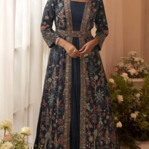 Navy Blue Anarkali
